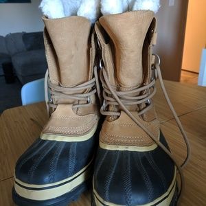 Caribou Sorel Waterproof Leather Boots